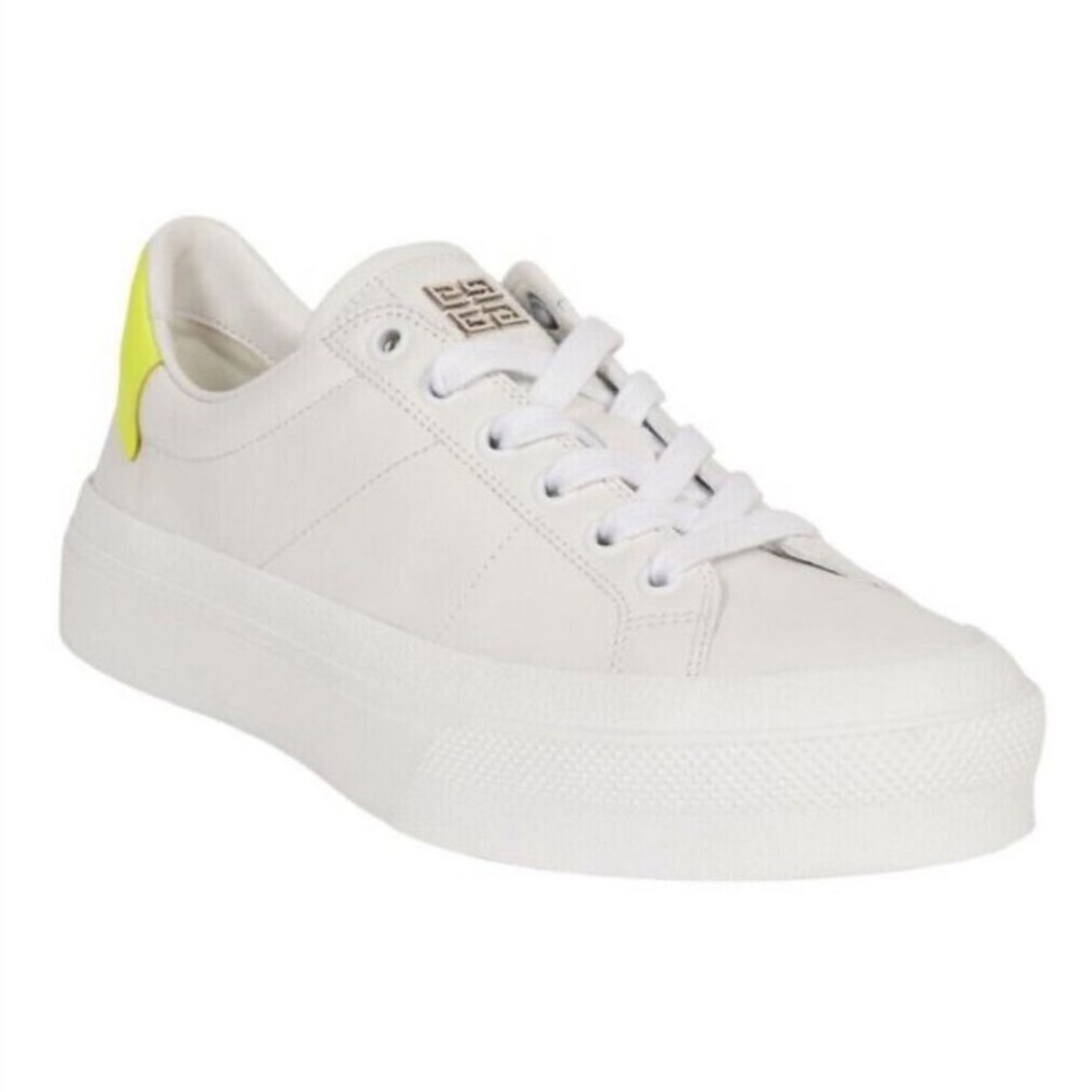 Givenchy White and Yellow Sneakers